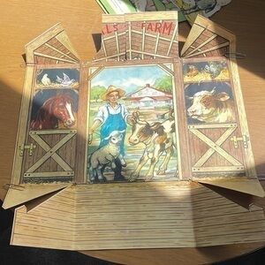 Vintage “pals on our farm” by hank hart full cut outs with animation 1944